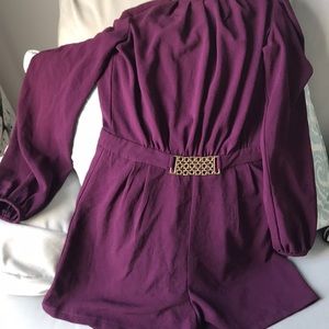 Purple romper